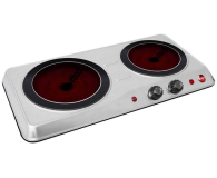 Eldom Kuchenka elektryczna PH21 Doblle 2000W dwupalnikowa inox ceramiczna - 325287 - zdjęcie 1